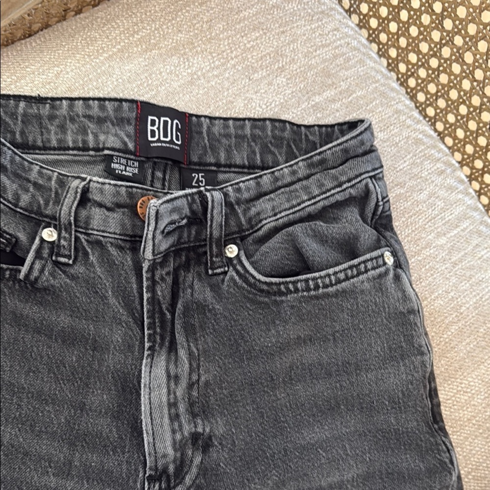 BDG Black Flare Wide Leg Jeans with Vintage Appeal